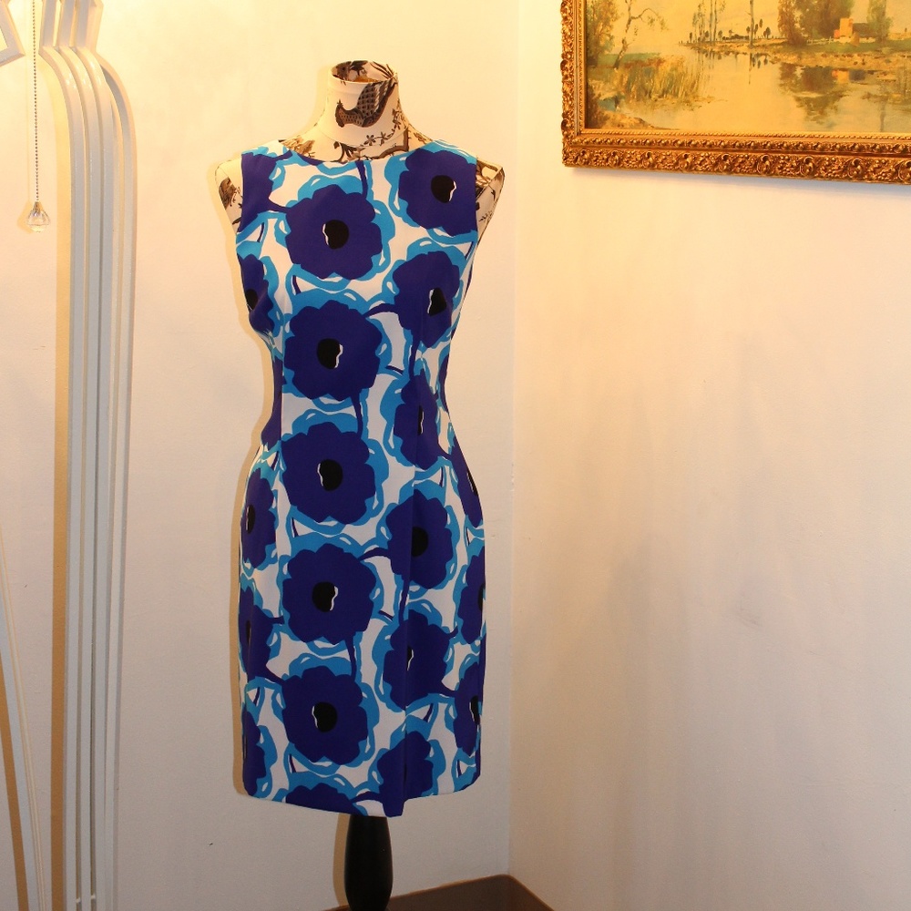 Kim Rogers Blue Floral Dress